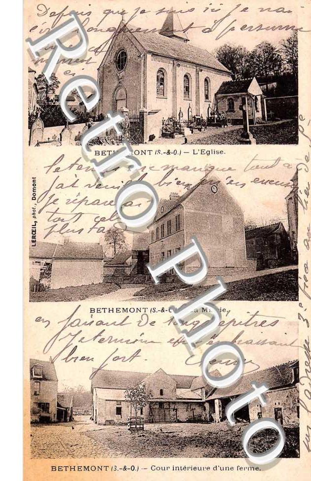 Eglise - Mairie - Cour Intérieure de ferme