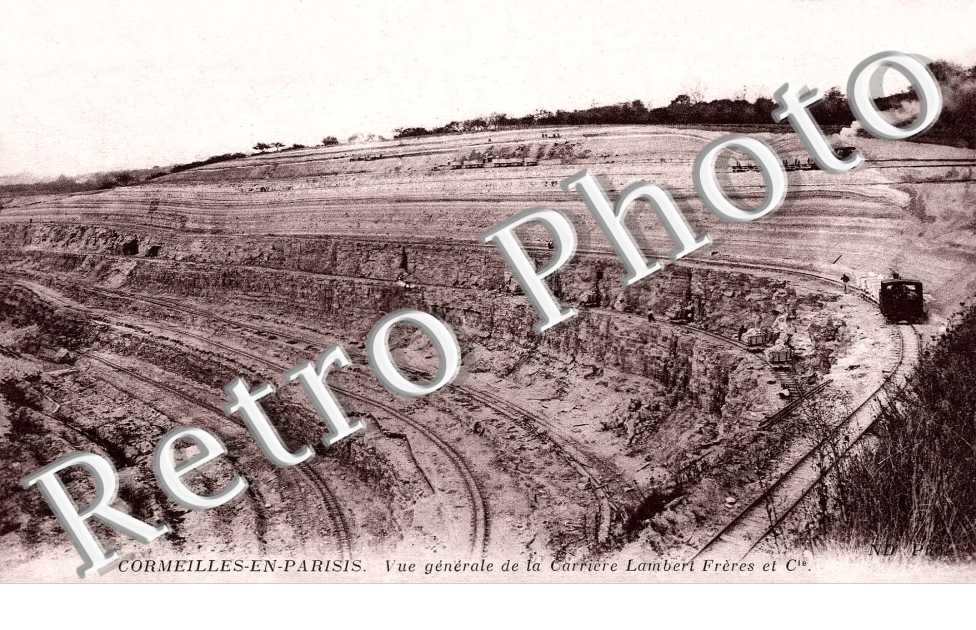 Vue generale de la carriere Lambert freres et compagnie