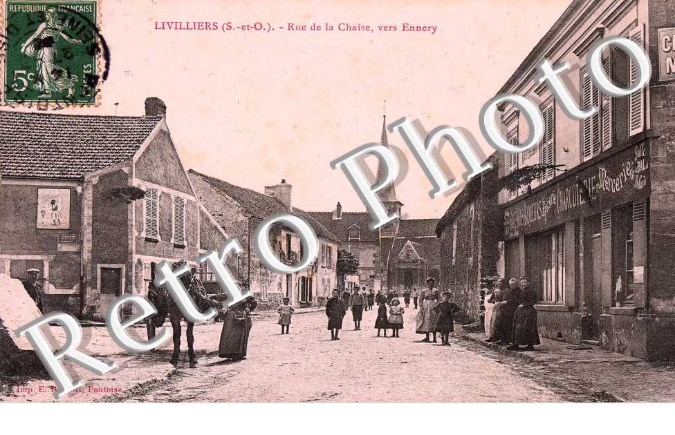 Rue de la chaise vers Ennery