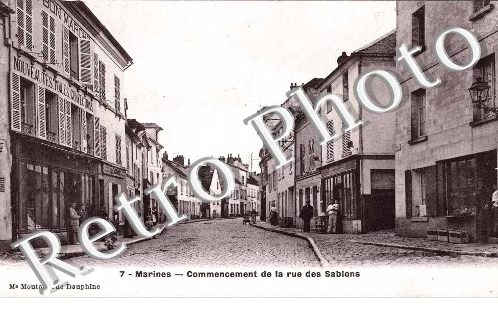 Commencement de la rue des Sablons
