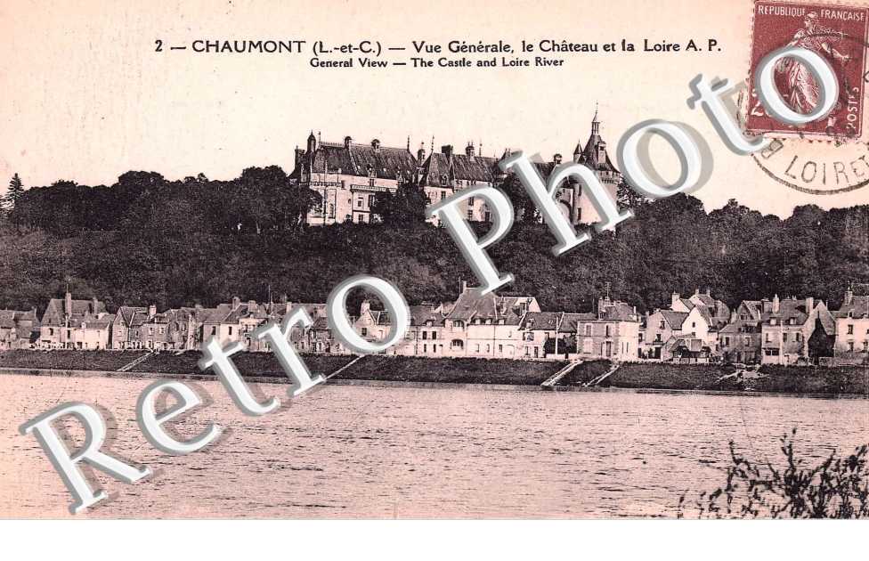vue generale, le chateau et la Loire