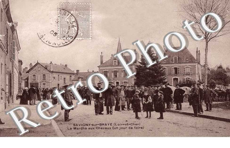 Le marche aux chevaux (un jour de foire)