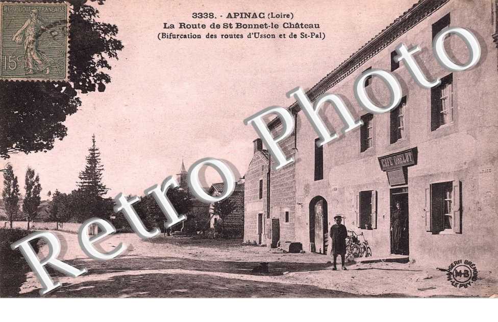 La route de Saint-Bonnet le chateau