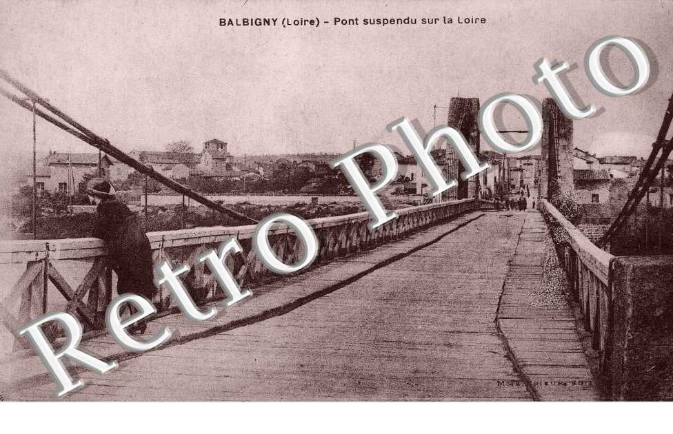 PONT SUSPENDU SUR LA LOIRE