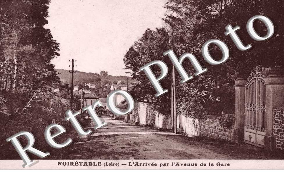 L'ARRIVEE PAR L'AVENUE DE LA GARE