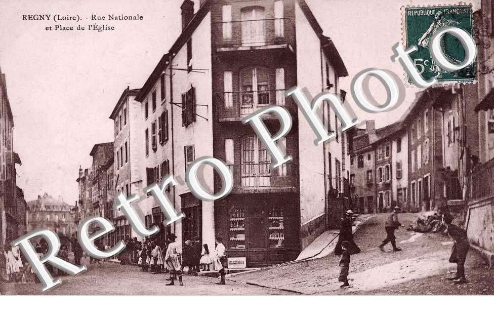 rue nationale et place de l'eglise