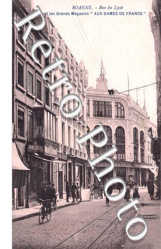 rue du lycee et les grands magasins "aus dames de france"