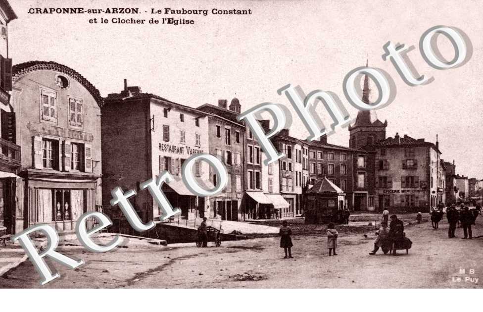 le faubourg constant et le clocher de l'eglise
