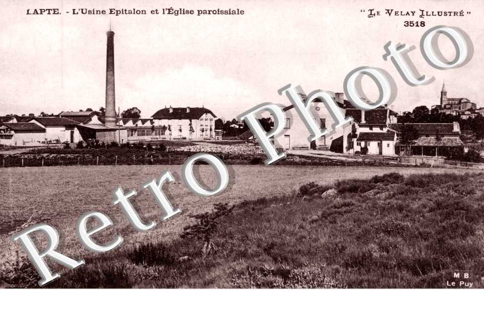 l'Usine Epitalon et l'eglise paroissiale