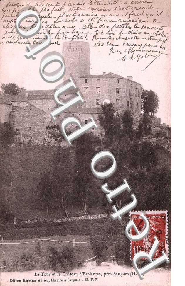 La tour et le chateau d'Esplantes