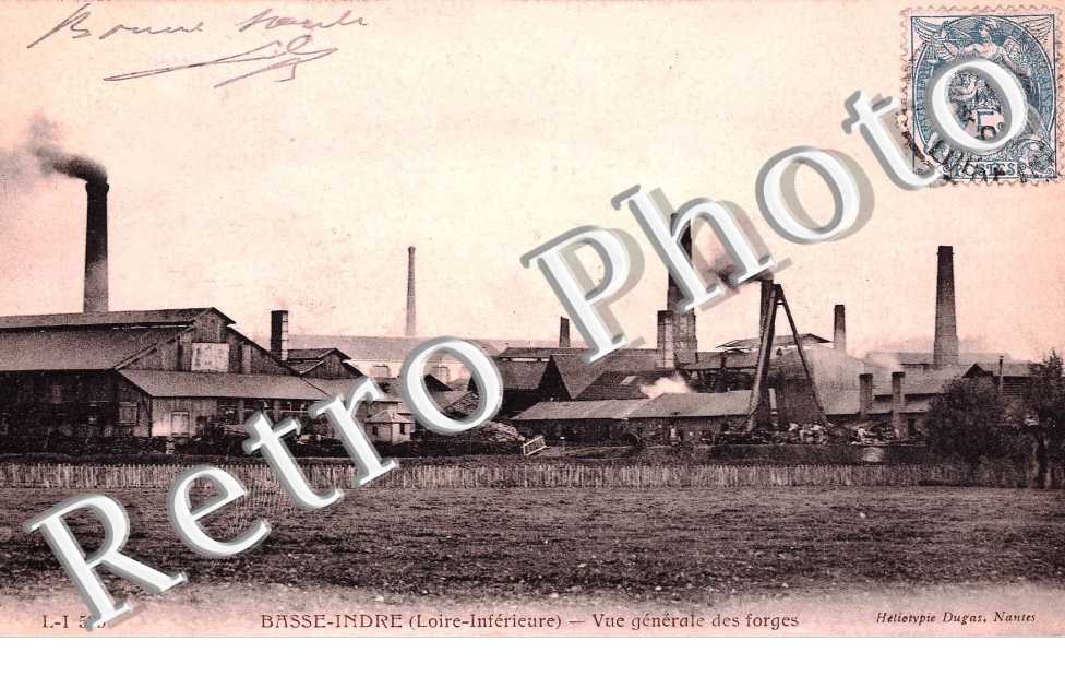 BASSE-INDRE  -  VUE GENERALE DES FORGES