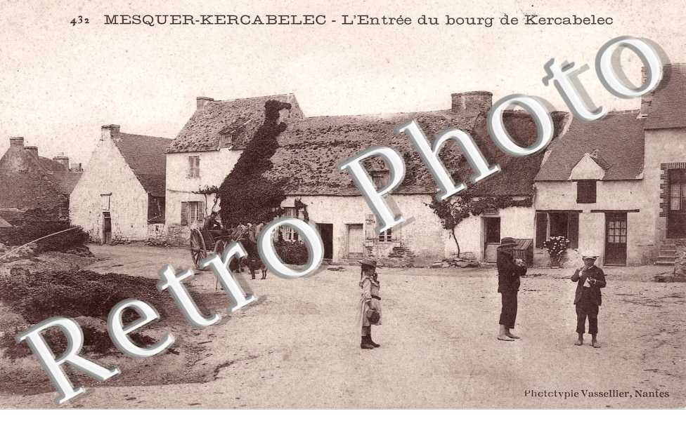 l'entree du bourg de Kercabelec