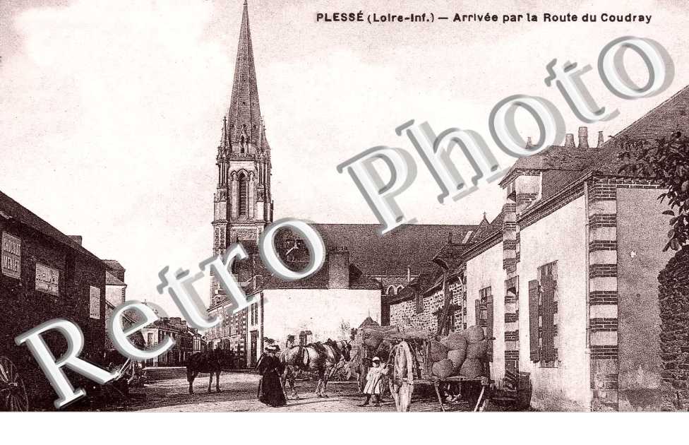 arrivee par la route de Coudray