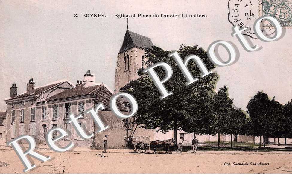 eglise et place de l'ancien cimetiere