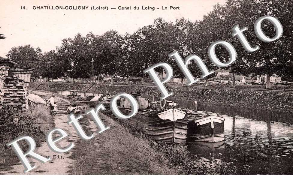 canal du loing, le port