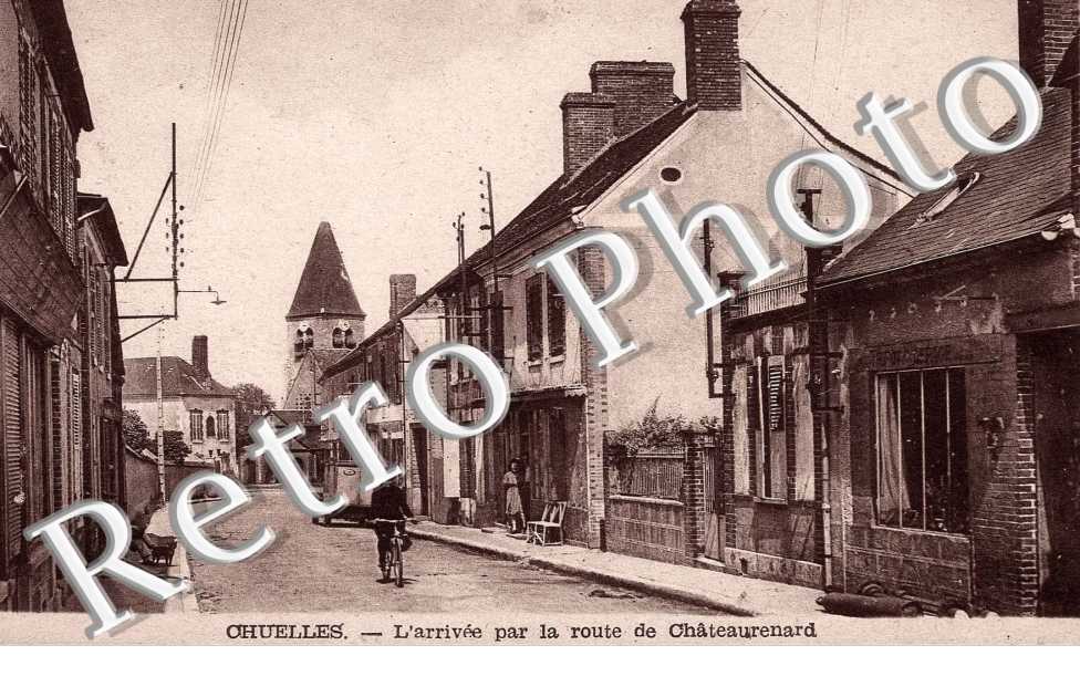 l'arrivee par la route de Chateaurenard
