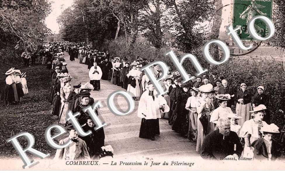 la procession le jour du pelerinage