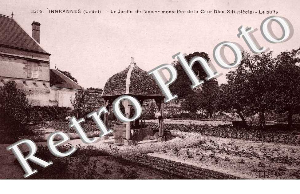 le jardin de l'ancien monastere de la Cour-Dieu