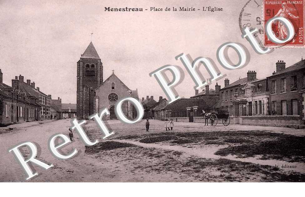 place de la Mairie, l'eglise