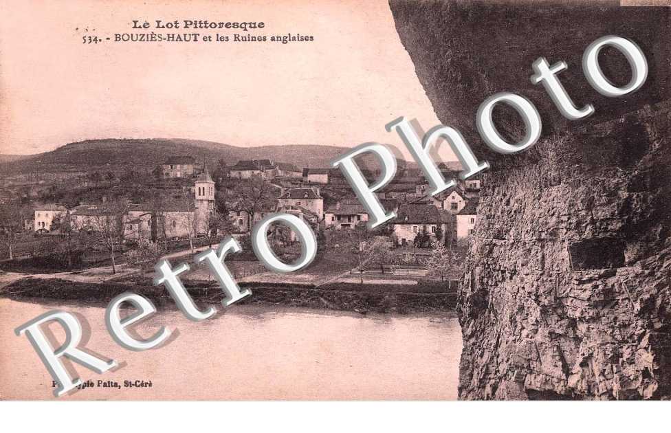 Bouzies-Haut et les ruines anglaises