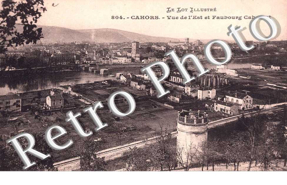 Vue de l'est et Faubourg Cabessut