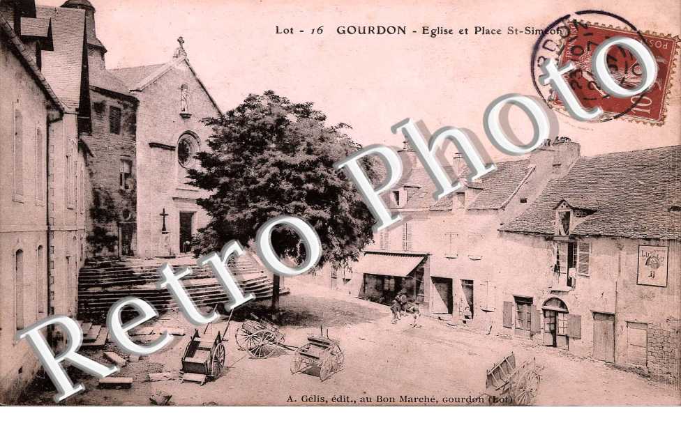 Eglise et place Saint Simon