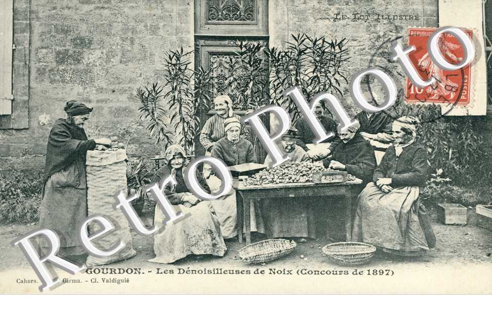 Les dénoisilleuses de noix (Concours de 1897)