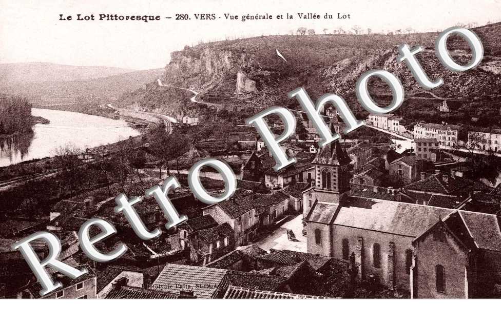 vue generale et la vallee du Lot