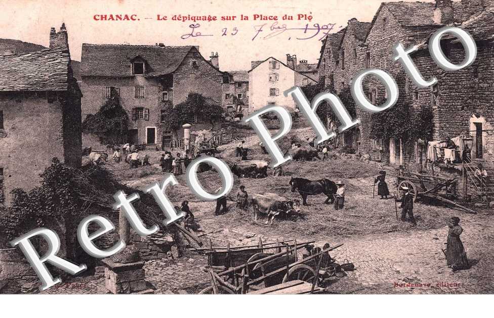 le depiquage sur la place du Plo