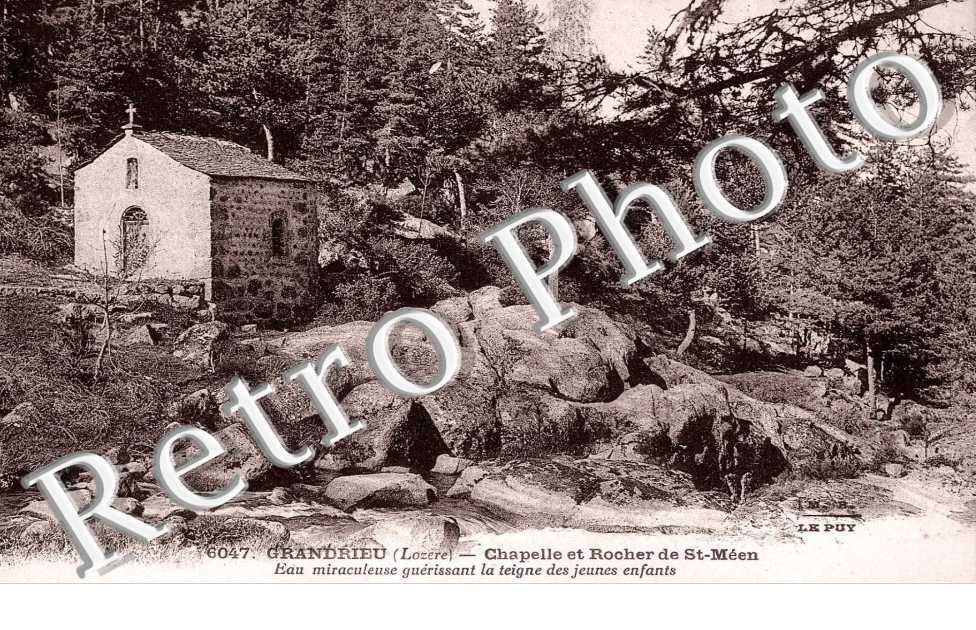 chapelle et rocher de Saint-Meen