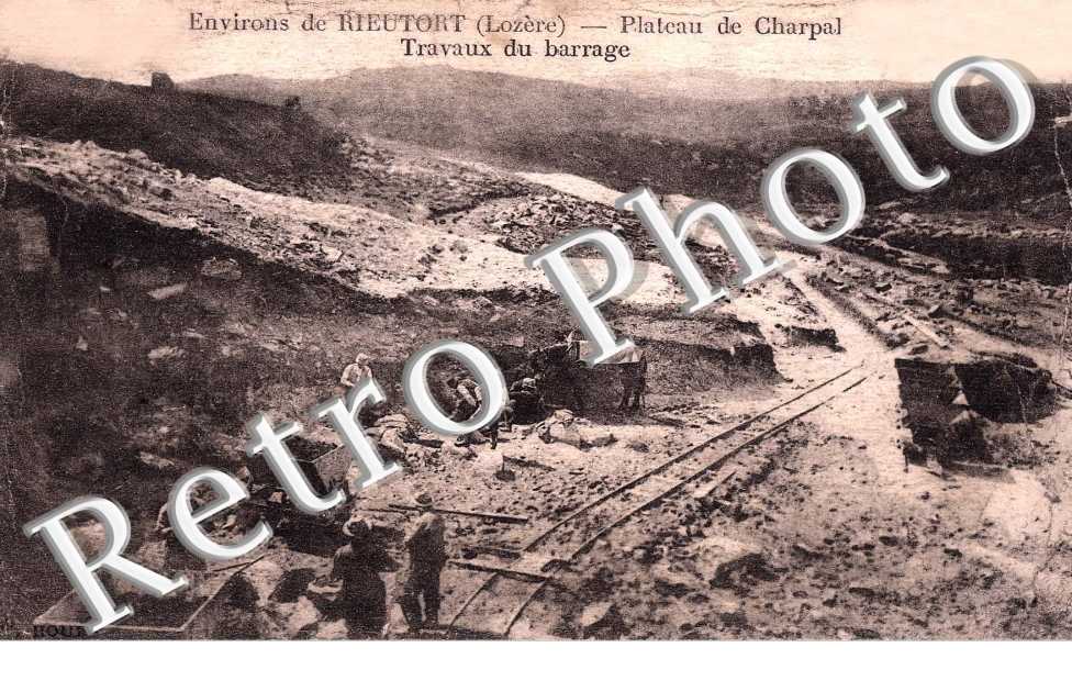 Plateau de Chrapal Travaux du barrage