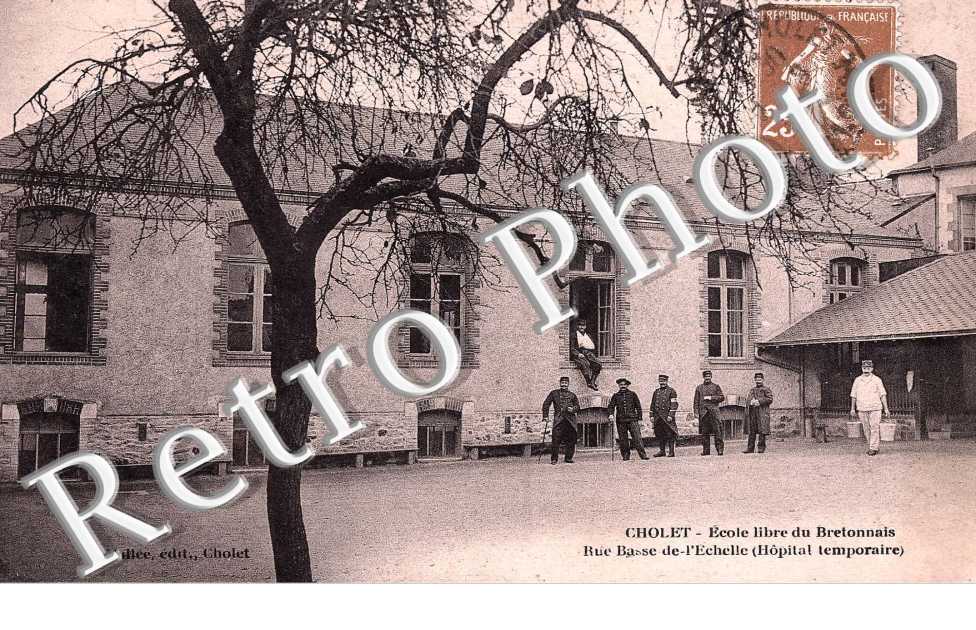 ecole libre du bretonnais, rue basse de l'echelle (hopital temporaire)