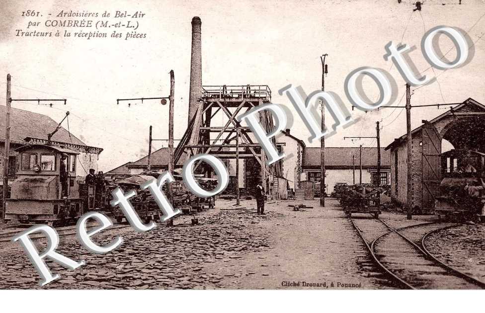 Ardoisieres de Bel Air, Tracteurs a la reception des pieces