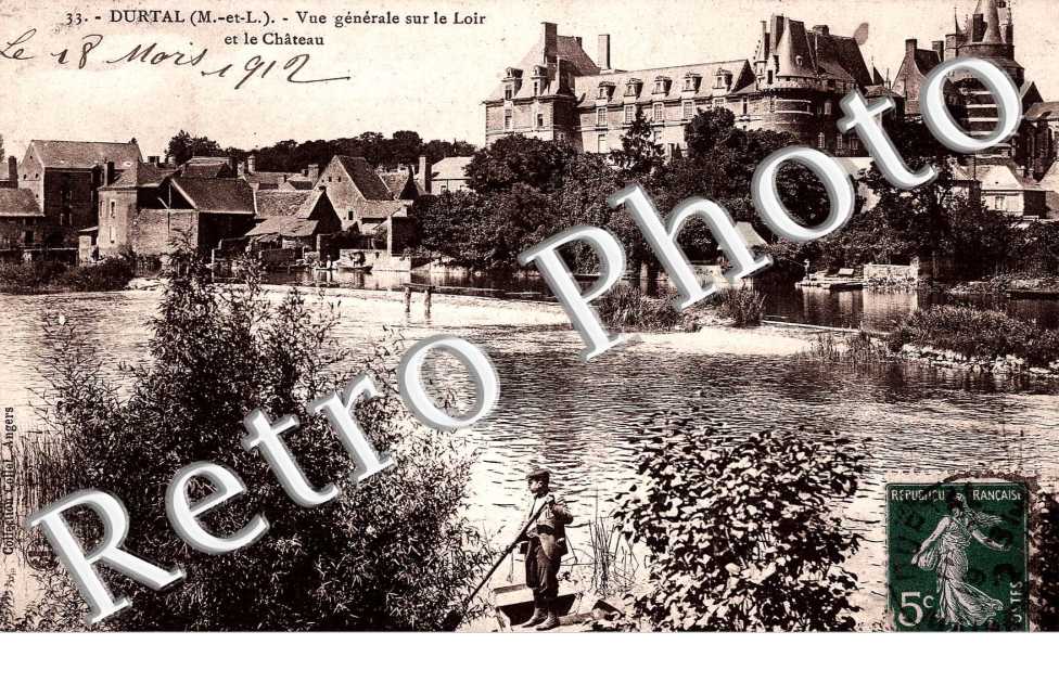Vue generale sur le Loir et le chateau