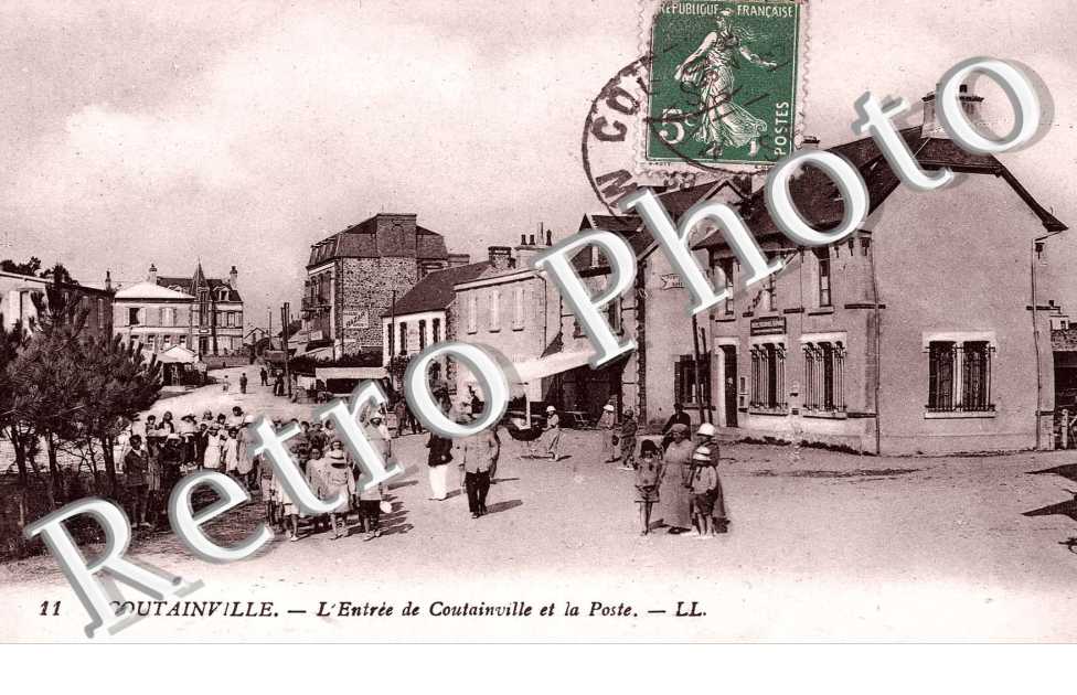 l'entree de Coutainville et la poste