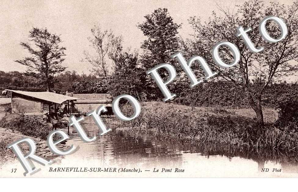 Barneville sur Mer, le Pont Rose