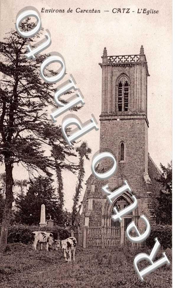 Environ de Carentan CATZ l'eglise