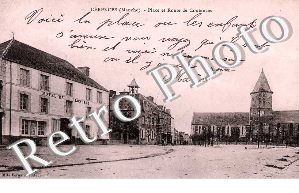Place et route de Coutances