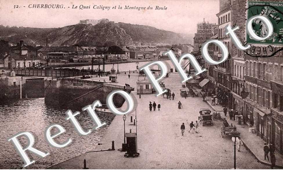 Le quai Caligny et la montagne du roule