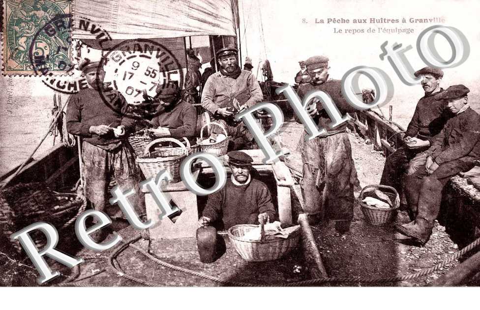 la peche aux huitres -  le repos de l' equipage