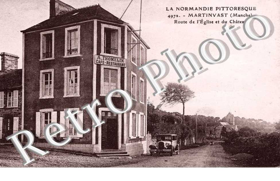 Route de l'eglise et du chateau  (Cafe Restaurant A. Thomelin)