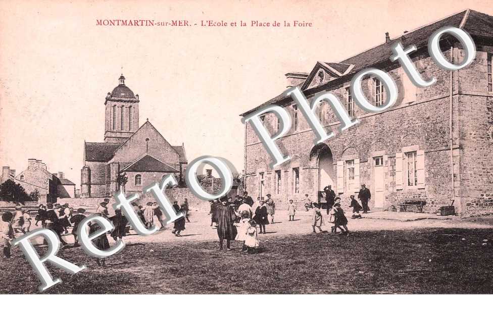 l' ecole et la place de la foire