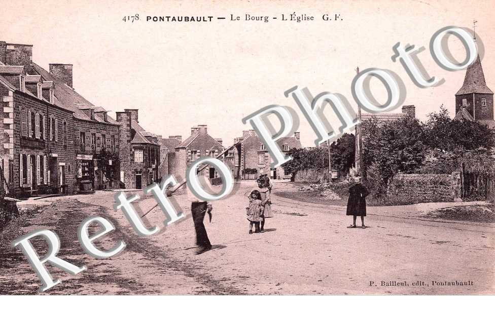 le bourg, l' eglise