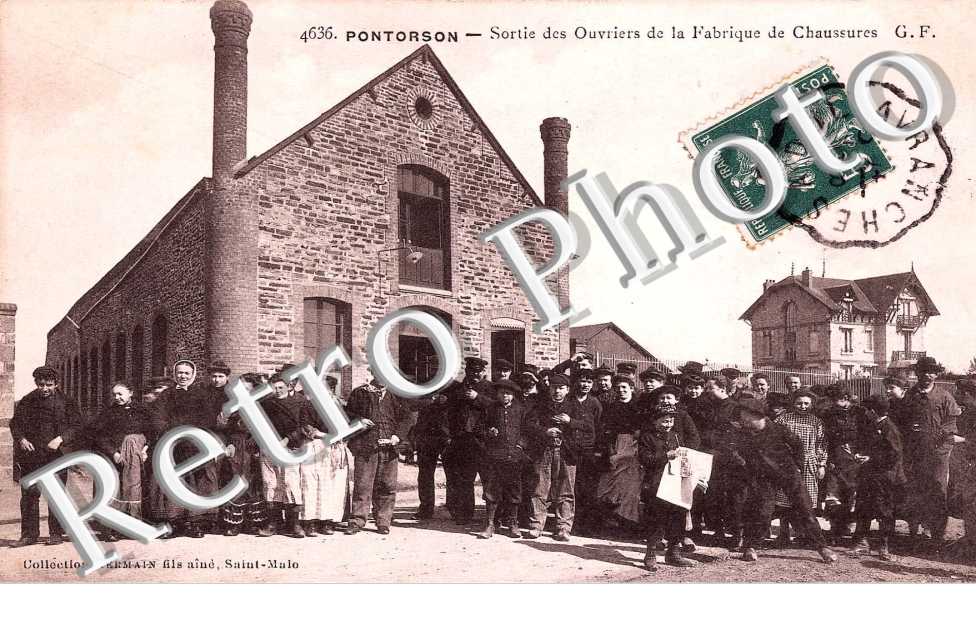sortie des ouvriers de la fabrique de chaussures
