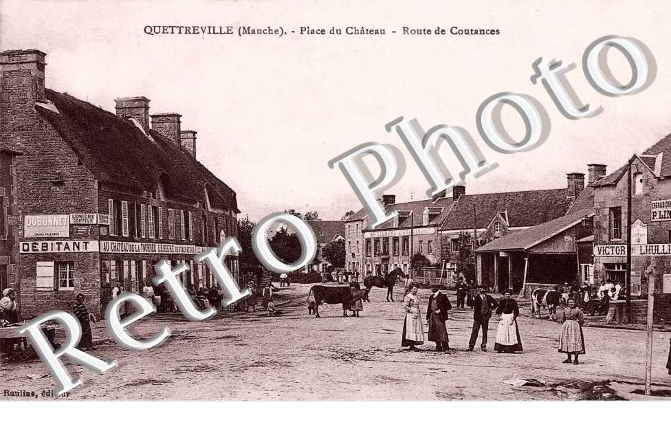 place du Chateau, route de Coutances