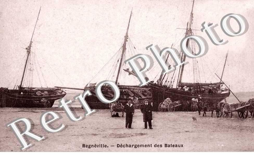 Dechargement des bateaux