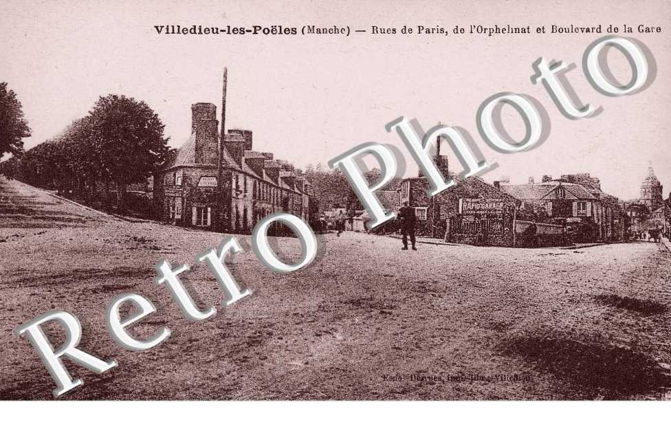 rues de Paris, de l' Orphelinat et boulevard de la Gare