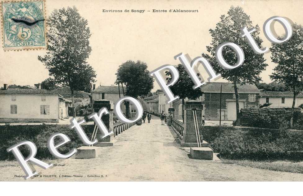 Environs de Songy - Entrée d'Ablancourt