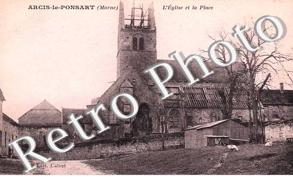 l'eglise et la place