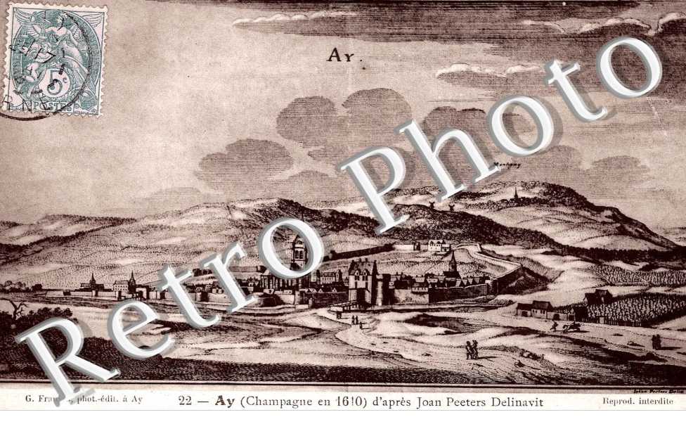Champagne en 1610 d' apres Joan Peeters Delinavit